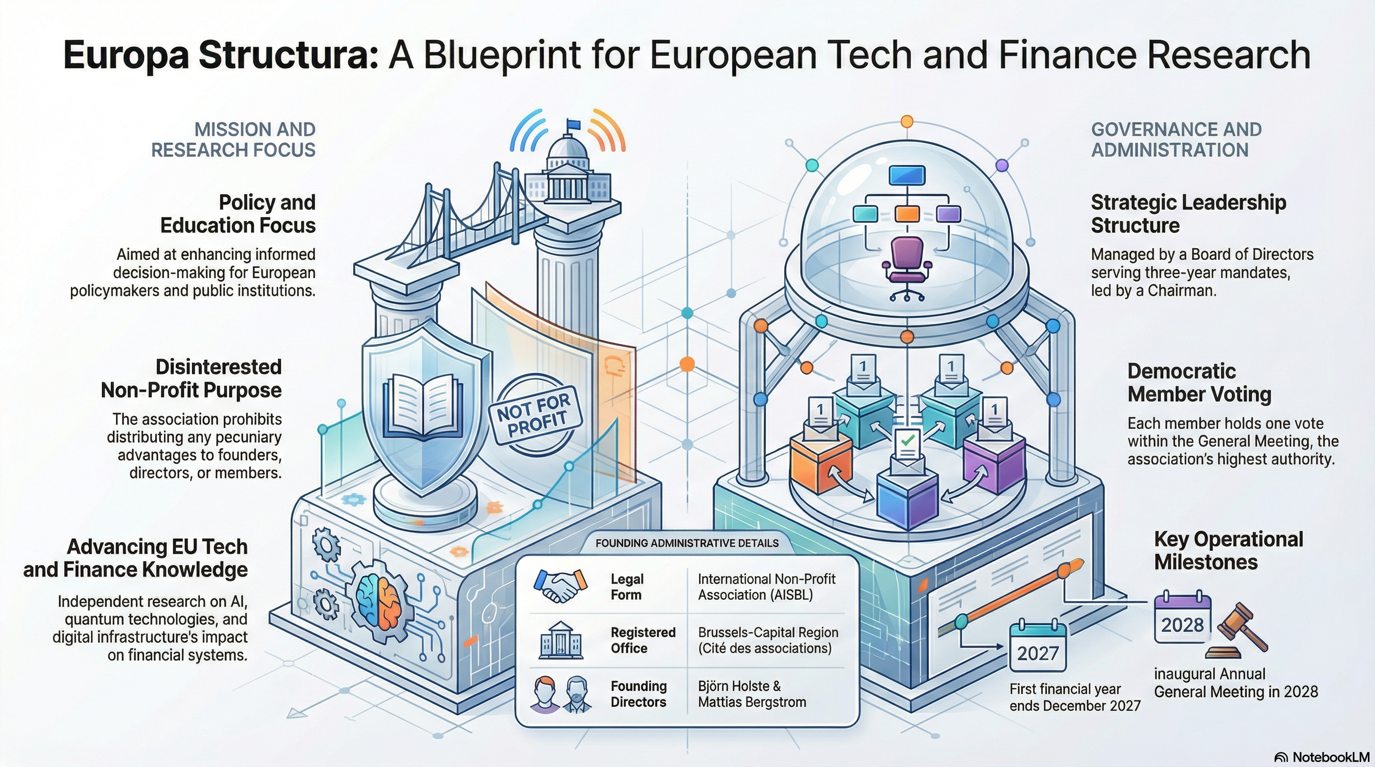 Europa Structura Infographic